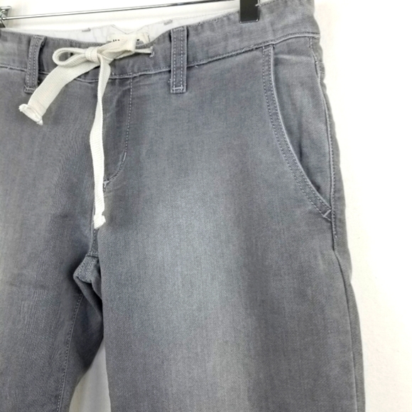 L'Agence Gray Drawstring Waist Stretch Denim Jogger Ankle Jeans Size XS - Picture 5 of 12